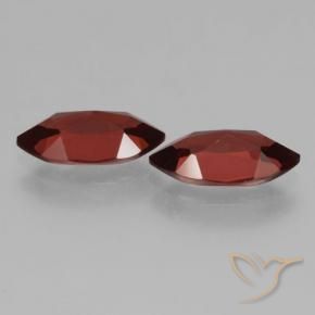 Gemme di Granato Piropo Sangria rossa naturale da 4.29 ct, Taglio marquise, VVS-VS