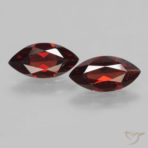 3.64ctw Naturale Rosso scuro Granato Piropo, Taglio marquise, VVS-VS