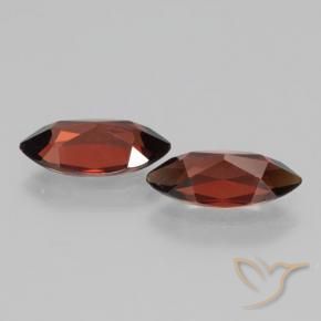 Gemme di Granato Piropo Sangria rossa naturale da 4.01 ct, Taglio marquise, VVS-VS