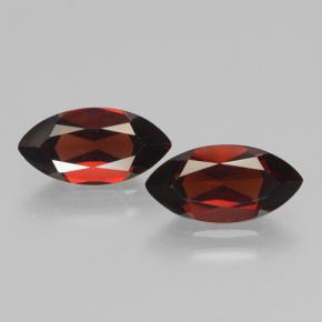 Granato piropo naturale rosso da 4,48 ct, marchesa, VVS-VS