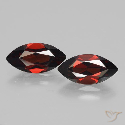 3.96ctw Naturale Rosso scuro Granato Piropo, Taglio marquise, VVS-VS