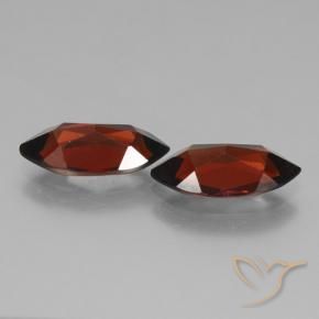 Gemme di Granato Piropo Sangria rossa naturale da 3.88 ct, Taglio marquise, VVS-VS
