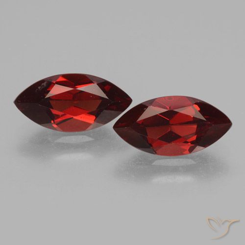 4.33ctw Naturale Rosso scuro Granato Piropo, Taglio marquise, VVS-VS