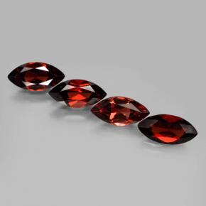 Granato piropo naturale rosso da 8,00 ct, marchesa, VVS-VS