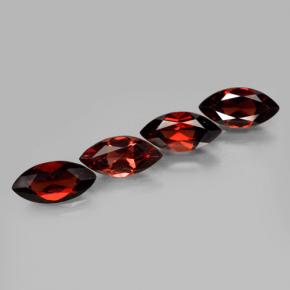 Granato piropo naturale rosso da 8,00 ct, marchesa, VVS-VS