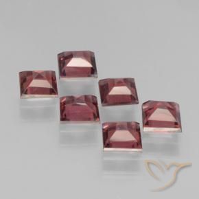 Gemme di Granato Piropo Rosso scuro naturale da 2.34 ct, Quadrato, VS
