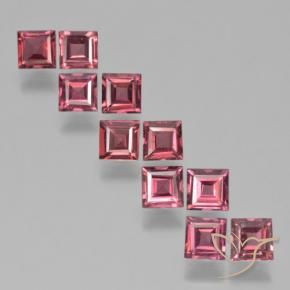 Gemme di Granato Piropo Rosso scuro naturale da 3.71 ct, Quadrato, VS