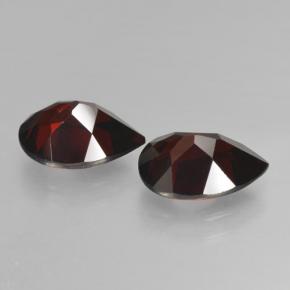 Gemme di Granato Piropo Rosso scuro naturale da 4.85 ct, Forma a pera, VVS-VS