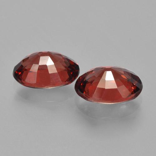 Granato piropo naturale rosso da 3,05 ct, taglio ovale, VVS-VS