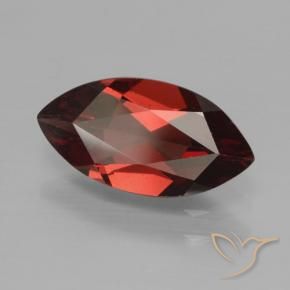 Granato piropo naturale rosso da 1,82 ct, marchesa, VVS-VS