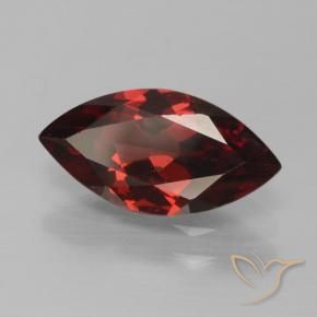 Granato Piropo Rosso Sangue Profondo naturale da 1.84 ct, Taglio marquise, VS