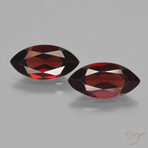 4.04ctw Naturale Rosso scuro Granato Piropo, Taglio marquise, VVS-VS
