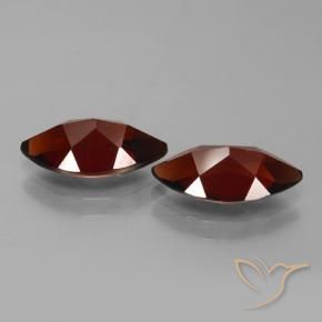 Gemme di Granato Piropo Rosso Sangue Profondo naturale da 4.33 ct, Taglio marquise, VVS-VS
