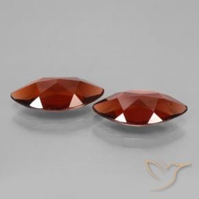 Gemme di Granato Piropo Rosso Merlot naturale da 3.94 ct, Taglio marquise, VVS-VS