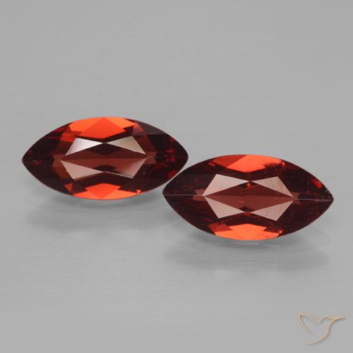 3.86ctw Naturale Rosso scuro Granato Piropo, Taglio marquise, VVS-VS