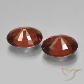 Granato piropo naturale rosso da 3,09 ct, taglio ovale, VVS-VS