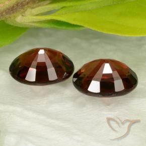 Gemme di Granato Piropo Rosso scuro naturale da 3.26 ct, Ovale, VVS-VS