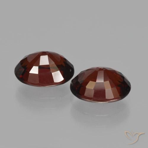 Gemme di Granato Piropo Rosso scuro naturale da 3.38 ct, Ovale, VVS-VS