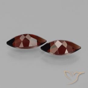 Gemme di Granato Piropo Rosso scuro naturale da 4.32 ct, Taglio marquise, VVS-VS