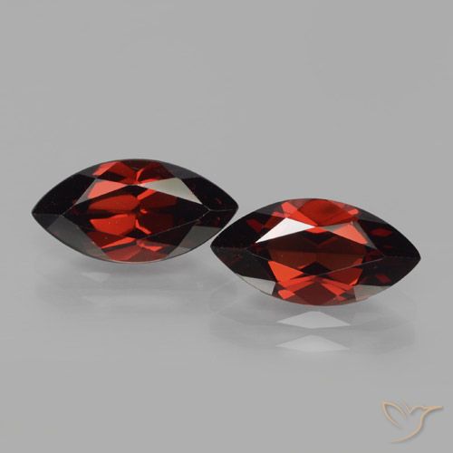 4.61ctw Naturale Rosso scuro Granato Piropo, Taglio marquise, VVS-VS