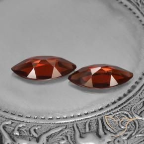 Gemme di Granato Piropo Rosso scuro naturale da 3.05 ct, Taglio marquise, VVS-VS