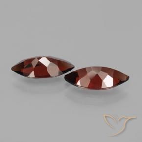 Gemme di Granato Piropo Rosso scuro naturale da 3.92 ct, Taglio marquise, VVS-VS
