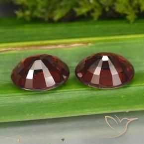 Gemme di Granato Piropo Rosso scuro naturale da 3.40 ct, Ovale, VVS-VS