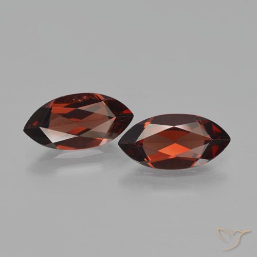 3.72ctw Naturale Sangria rossa Granato Piropo, Taglio marquise, VVS-VS