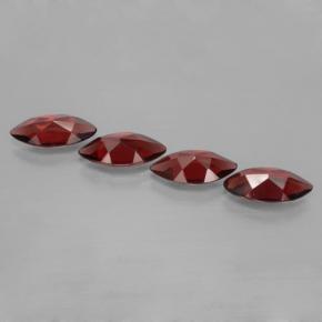 Granato piropo naturale rosso da 6,94 ct, marchesa, VVS-VS