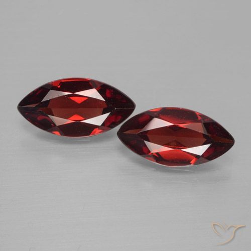 3.61ctw Naturale Rosso scuro Granato Piropo, Taglio marquise, VVS-VS