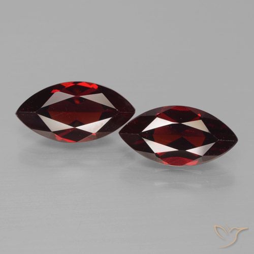 4.32ctw Naturale Rosso scuro Granato Piropo, Taglio marquise, VVS-VS