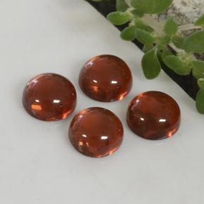 Gemme di Granato Piropo Rosso medio naturale da 1.66 ct, Taglio rotondo, Traslucido