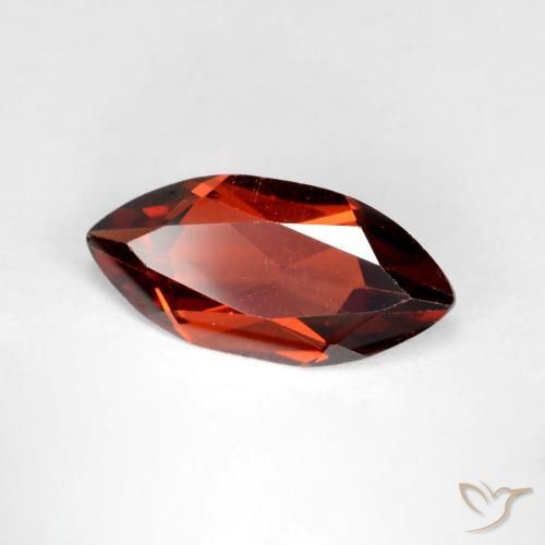 Granato Piropo Rosso scuro naturale da 1.05 ct, Taglio marquise, VVS-VS