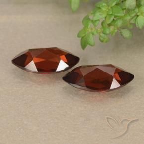Gemme di Granato Piropo Rosso scuro naturale da 2.49 ct, Taglio marquise, VS-SI