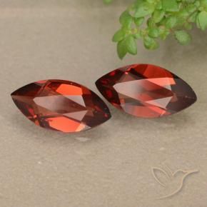 Gemme di Granato Piropo Sangria rossa naturale da 2.31 ct, Taglio marquise, VVS-VS