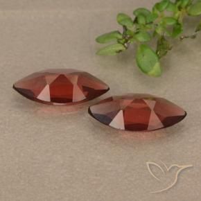 Gemme di Granato Piropo Rosso medio naturale da 1.71 ct, Taglio marquise, VVS-VS