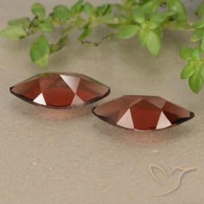 Gemme di Granato Piropo Rosso scuro naturale da 2.15 ct, Taglio marquise, VVS-VS