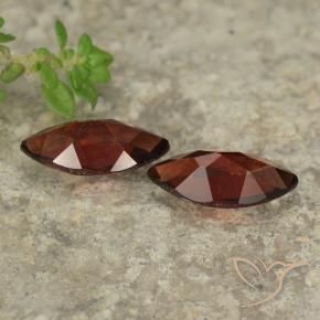 Gemme di Granato Piropo Rosso scuro naturale da 2.37 ct, Taglio marquise, VVS-VS