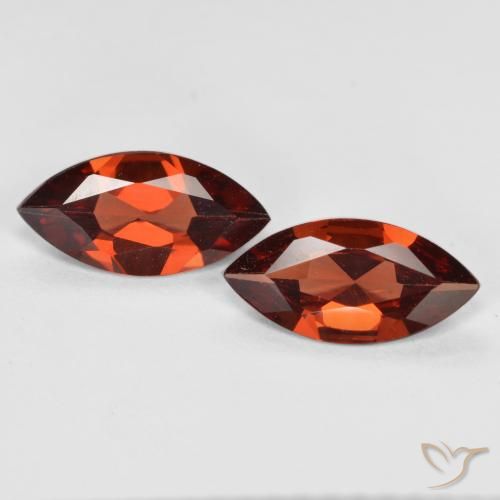 1.77ctw Naturale Rosso scuro Granato Piropo, Taglio marquise, VVS-VS