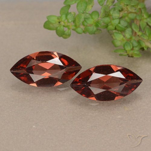 2.02ctw Naturale Rosso scuro Granato Piropo, Taglio marquise, VVS