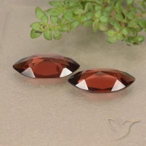 Gemme di Granato Piropo Rosso medio naturale da 2.10 ct, Taglio marquise, VVS-VS