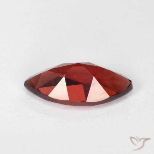 Granato Piropo Rosso scuro naturale da 1.36 ct, Taglio marquise, VVS-VS