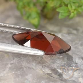 Granato Piropo Rosso scuro naturale da 1.36 ct, Taglio marquise, VVS-VS