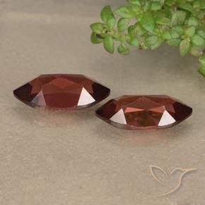 Gemme di Granato Piropo Rosso scuro naturale da 2.69 ct, Taglio marquise, VVS-VS