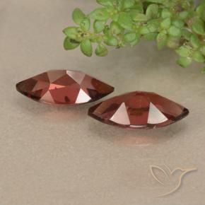 Gemme di Granato Piropo Rosso bacca intenso naturale da 2.46 ct, Taglio marquise, VVS-VS