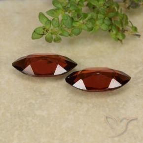 Gemme di Granato Piropo Sangria rossa naturale da 2.05 ct, Taglio marquise, VVS-VS