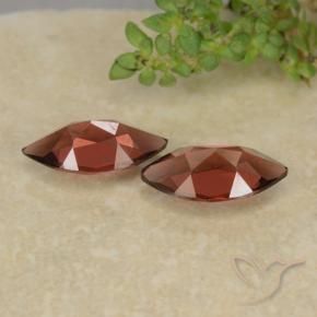 Gemme di Granato Piropo Rosso brillante naturale da 2.38 ct, Taglio marquise, VVS-VS