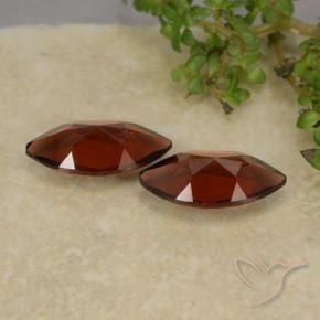 Gemme di Granato Piropo Rosso scuro naturale da 2.37 ct, Taglio marquise, VS