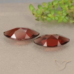 Gemme di Granato Piropo Rosso scuro naturale da 2.44 ct, Taglio marquise, VVS-VS