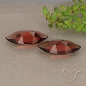 Gemme di Granato Piropo Rosso scarlatto naturale da 1.77 ct, Taglio marquise, VVS-VS